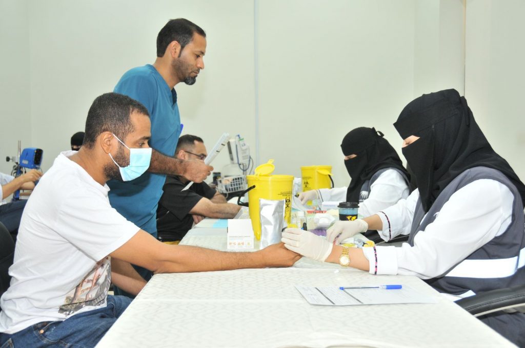 “العبدالقادر” يدشن حملة التبرع بالدم 5 بمركز بر النجاح