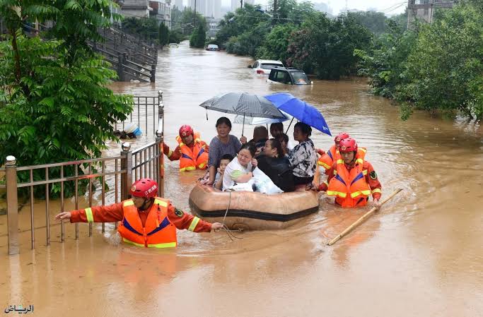 إجلاء أكثر من ثلاثة آلاف شخص بعد هطول أمطار غزيرة في وسط الصين
