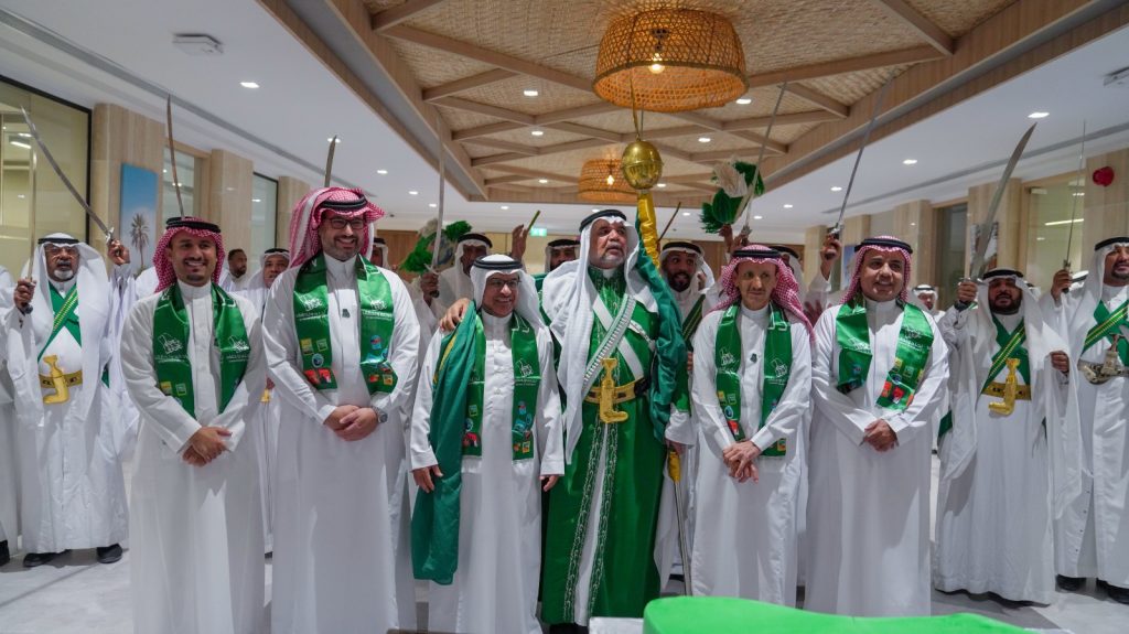 بالصور.. المؤسسة العامة للري تحتفل باليوم الوطني السعودي الـ 93