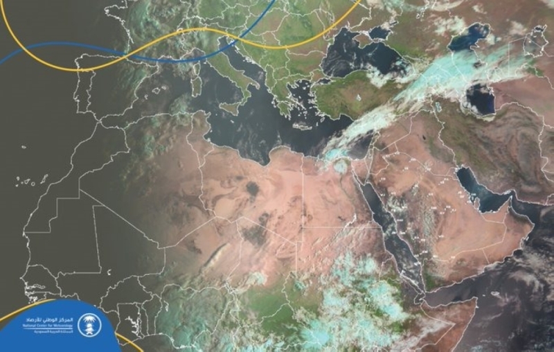 مركز الأرصاد يطمئن المواطنين: لا تأثير مباشر للعاصفة دانيال على أجواء المملكة