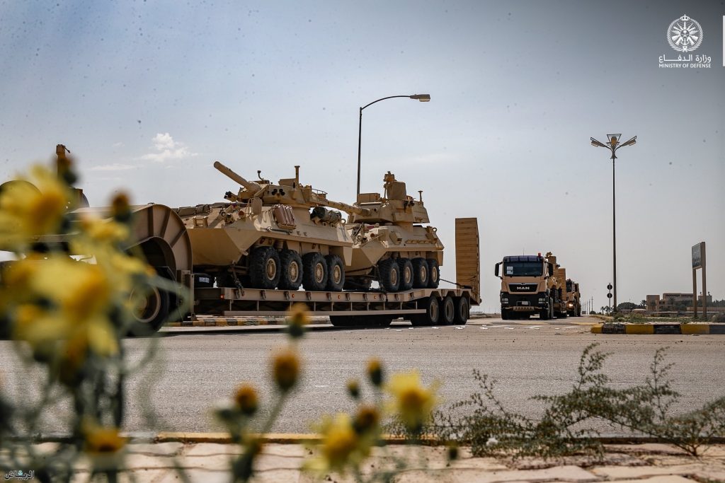 القوات العسكرية المشاركة في تمرين “سيف السلام 12” تصل المنطقة الشمالية