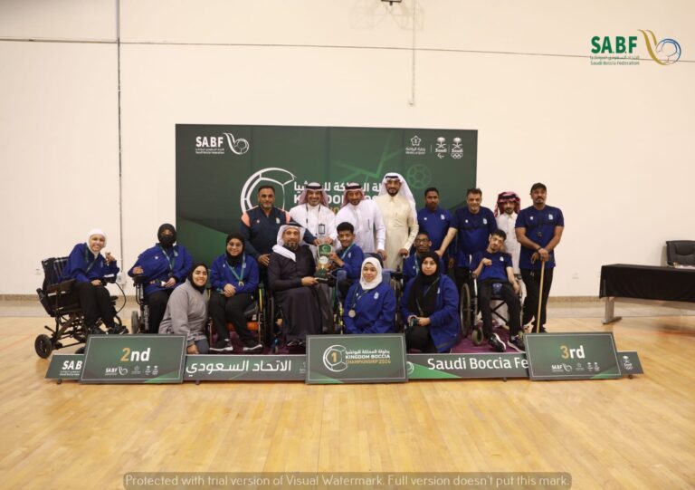 نادي ذوي الإعاقة بالأحساء يحقق بطولة المملكة للبوتشيا في منطقة الرياض