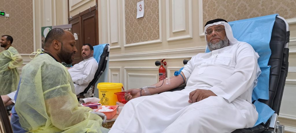 بالصور.. انطلاق الحملة الـ 13 للتبرع بالدم بالعيون الخيرية تحت شعار “من الكرم التبرع بالدم”