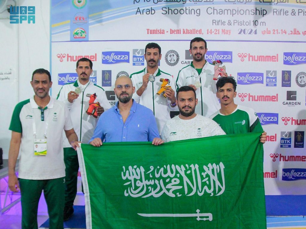أخضر الرماية يحصد الميدالية الفضية في البطولة العربية