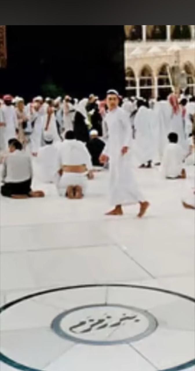 موقع بئر زمزم في الحرم