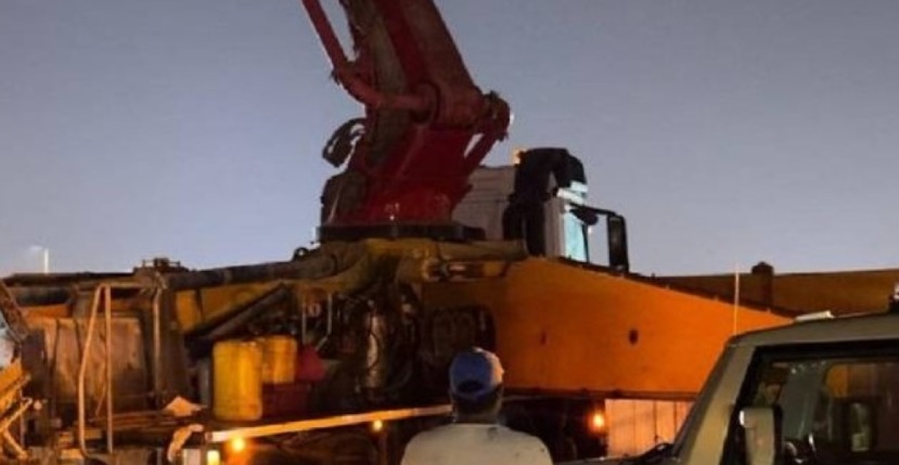 ضبط مخالف بالشرقية لوّث البيئة بمواد خرسانية