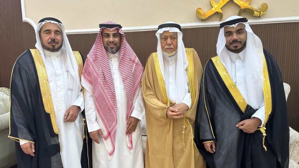 أسرتا العواد والثواب تحتفلان بزفاف الشاب إسماعيل