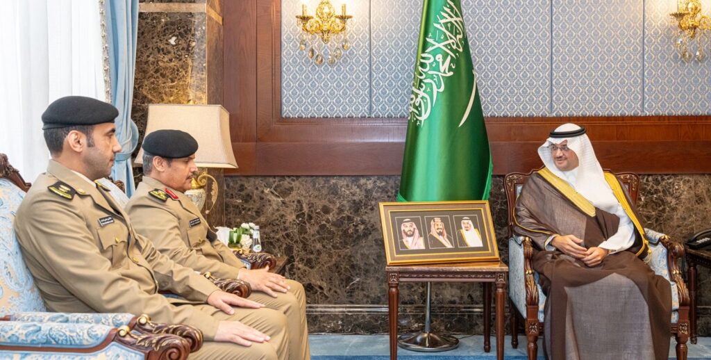 سمو محافظ الأحساء يستقبل قائد قوة أمن المنشآت بالمنطقة الشرقية