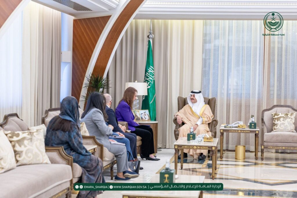 سمو أمير الشرقية يستقبل القائم بالأعمال في السفارة الأمريكية