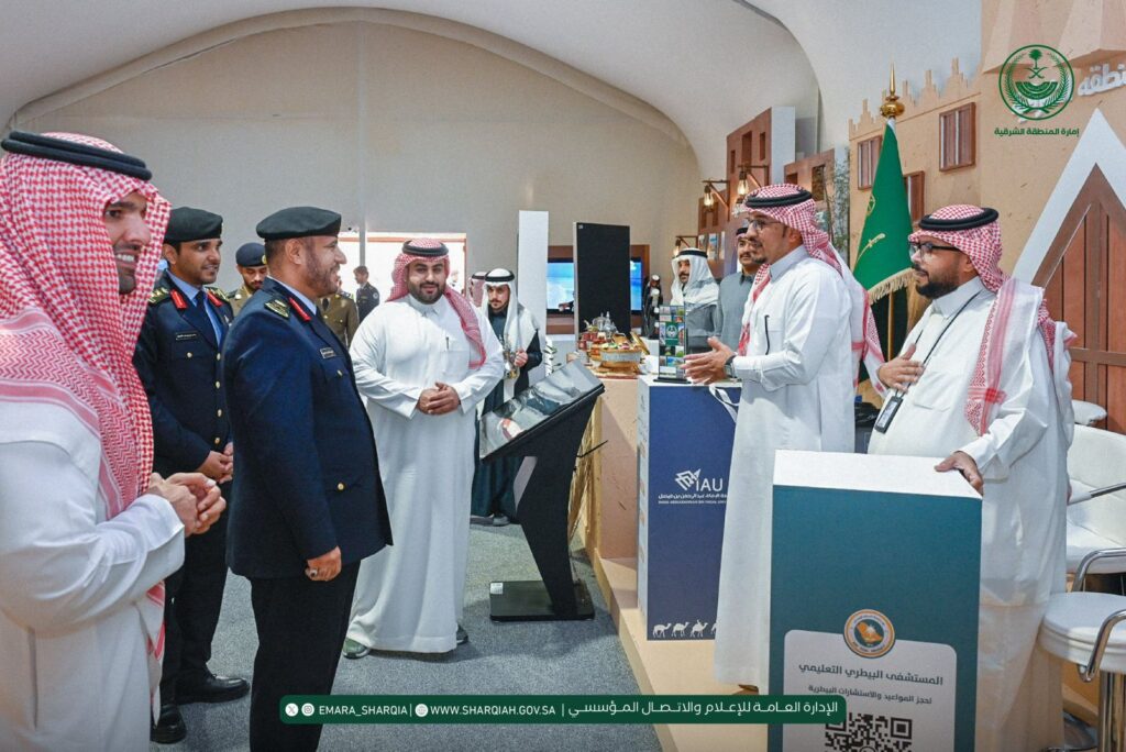 إمارة الشرقية تشارك في مهرجان الملك عبدالعزيز للإبل ضمن واحة الأمن