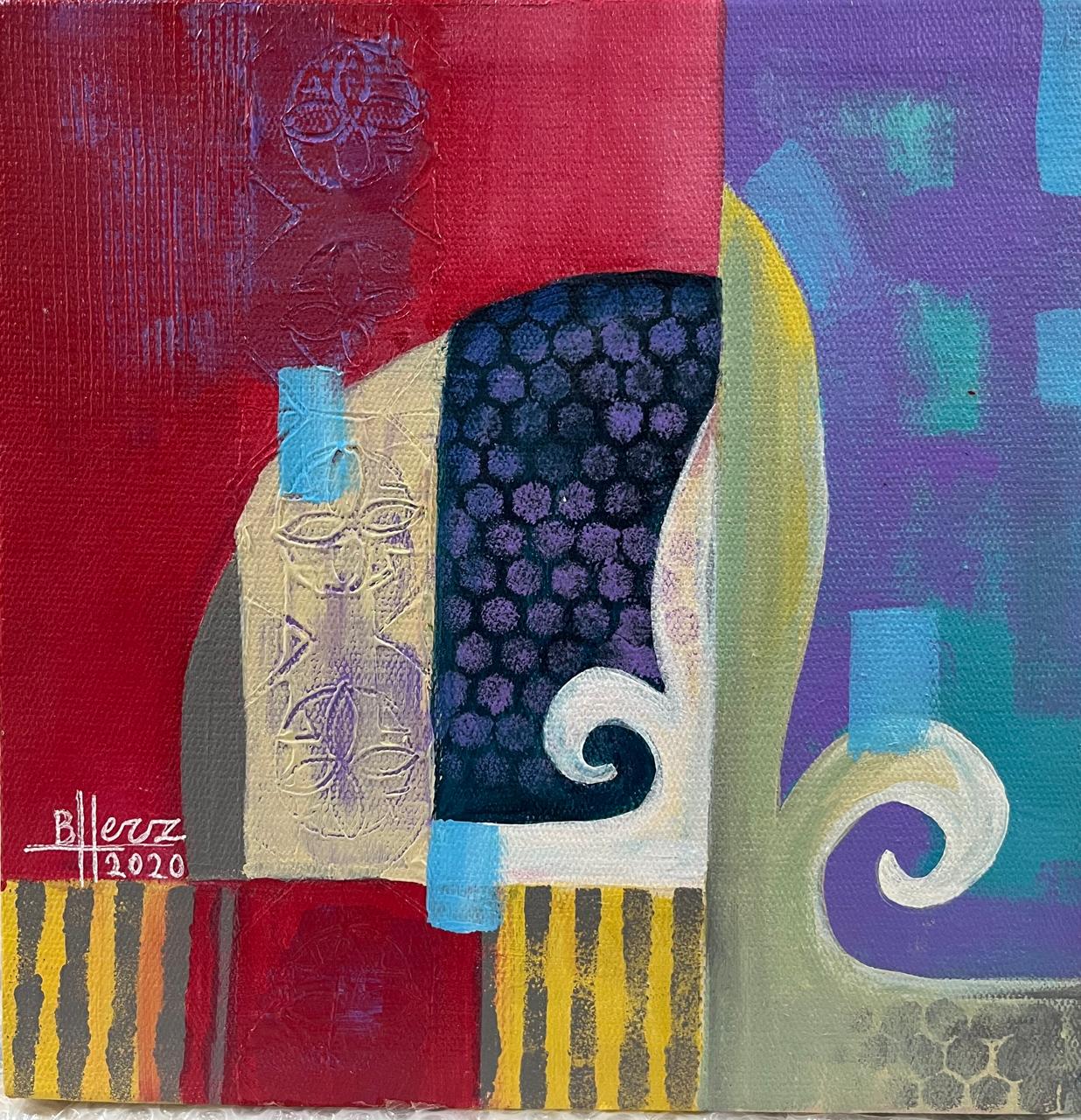 لوحة الفنانه بيبي الحرز