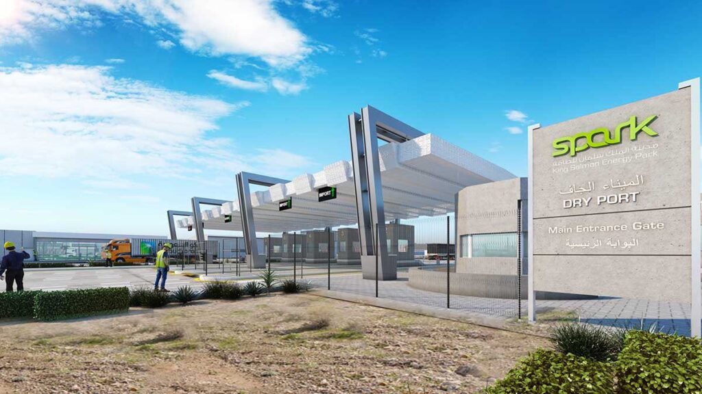 في الشرقية.. اكتمال 99% من الميناء الجاف بمدينة الملك سلمان للطاقة “سبارك”