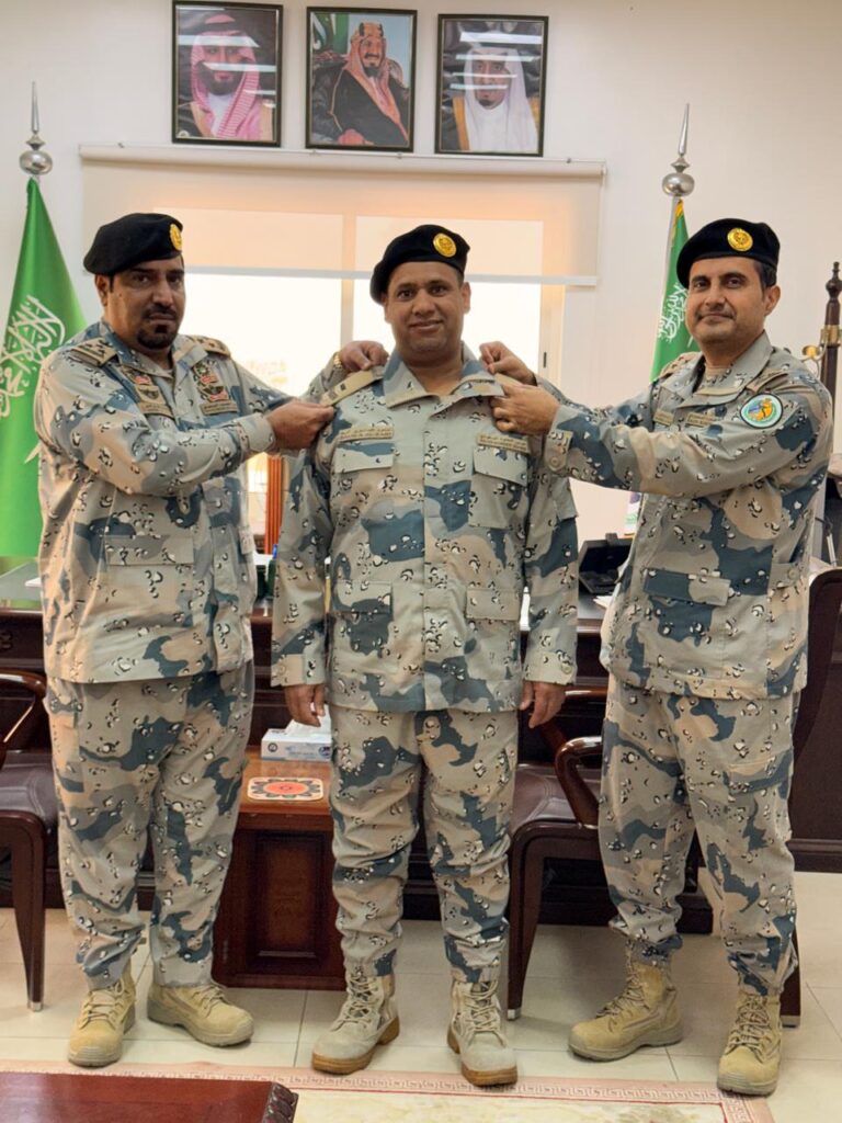 ترقية سعود الزيد إلى رتبة رئيس رقباء