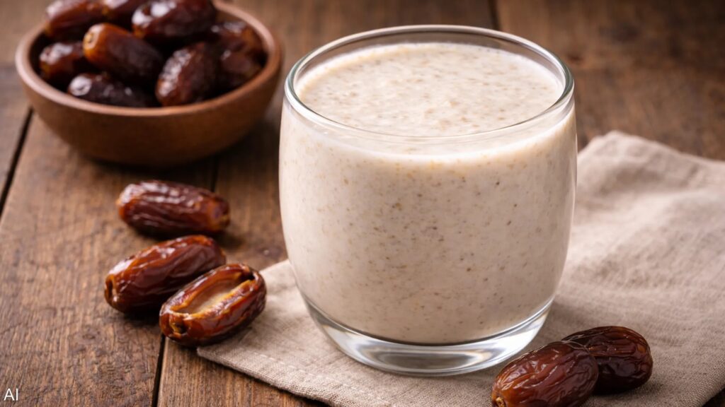 التمر بالحليب في الإفطار.. كنز صحي وفوائد مضاعفة في رمضان