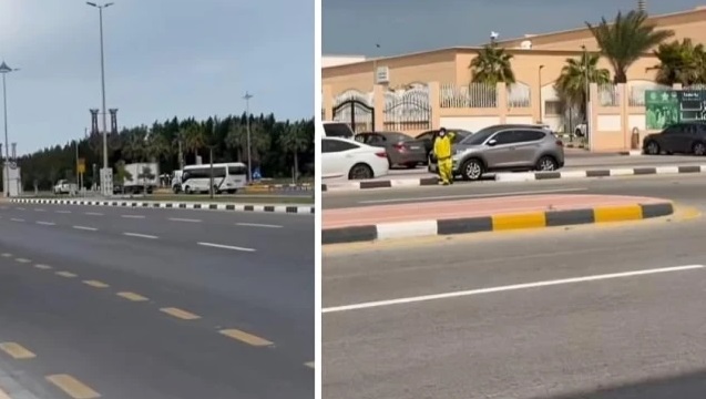 بالفيديو.. حركة طبيعية في أحياء ‎رأس تنورة بعد اعتراض مسيّرتين استهدفت المصفاة