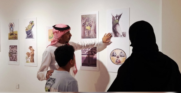 200 فنان من 56 دولة يشاركون في معرض «أثرك أخضر» البيئي بالأحساء