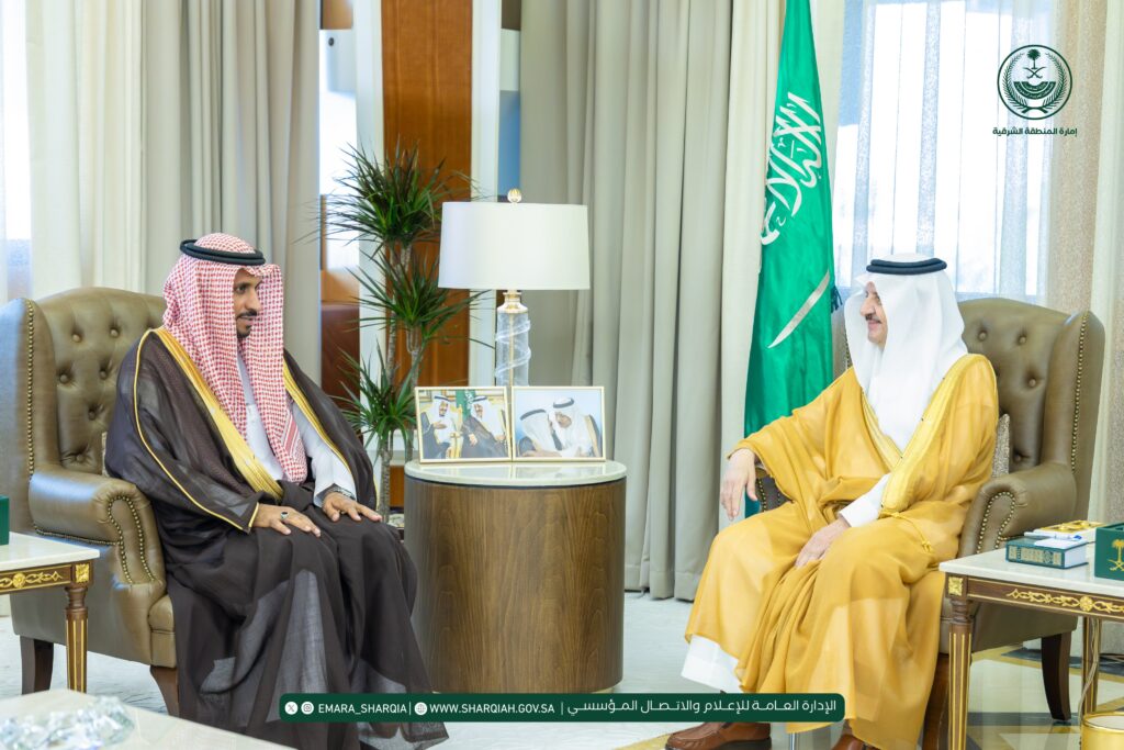 أمير الشرقية يستقبل الرئيس التنفيذي لمؤسسة إخاء