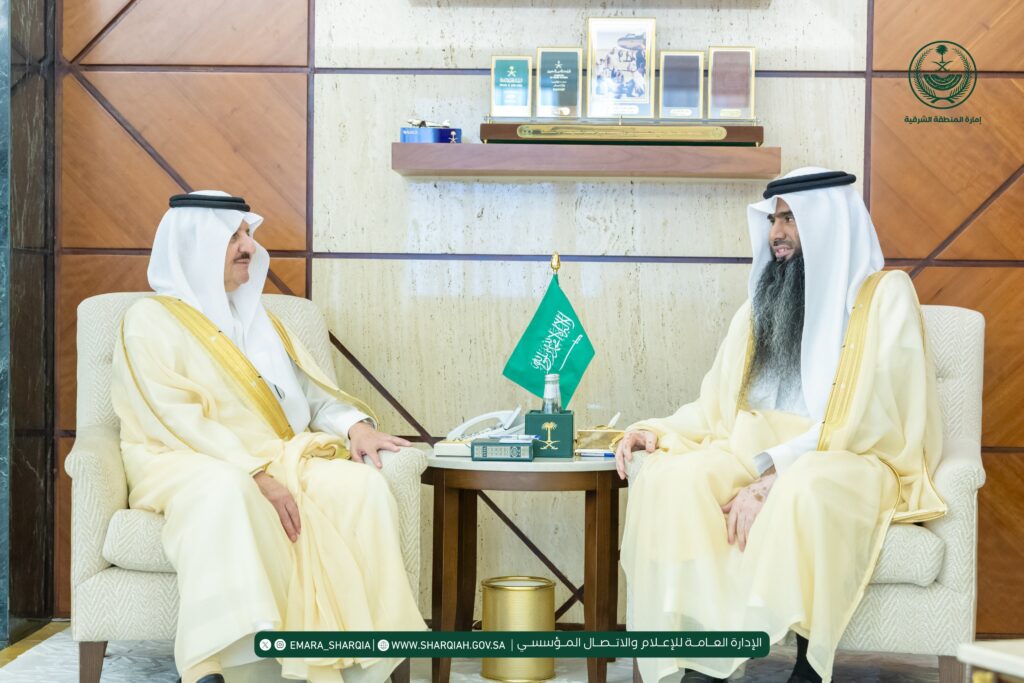 أمير الشرقية يستقبل مدير البريد السعودي “سبل” بالمنطقة