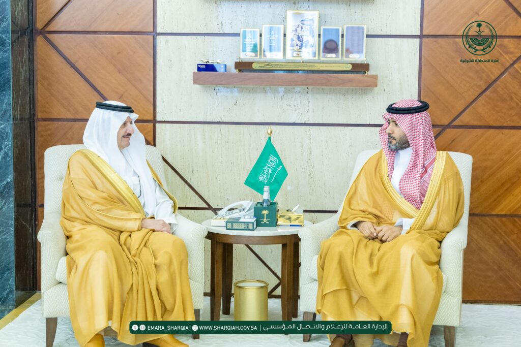 أمير الشرقية يستقبل رئيس فرع النيابة العامة بالمنطقة