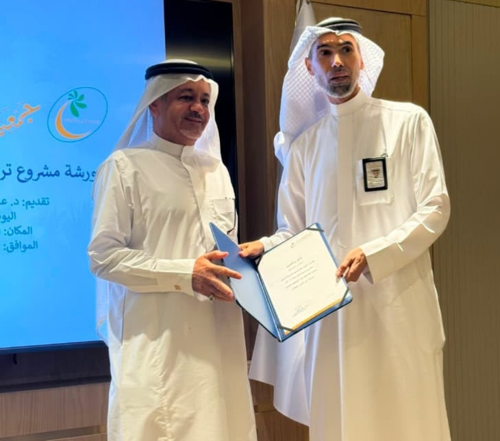  تكريم بر الفيصلية لتميزه في مشروع ترميم المنازل