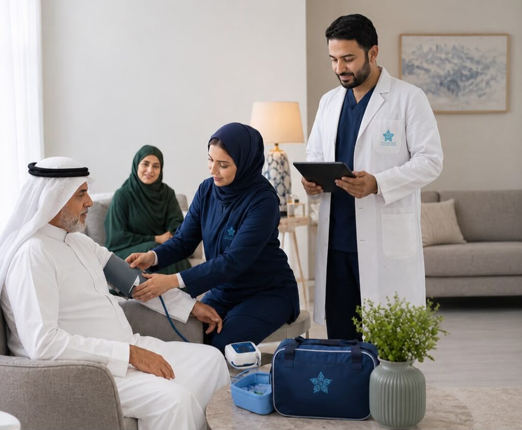 رعاية صحية منزلية تصل للمستفيدين عبر تجمع الشرقية الصحي