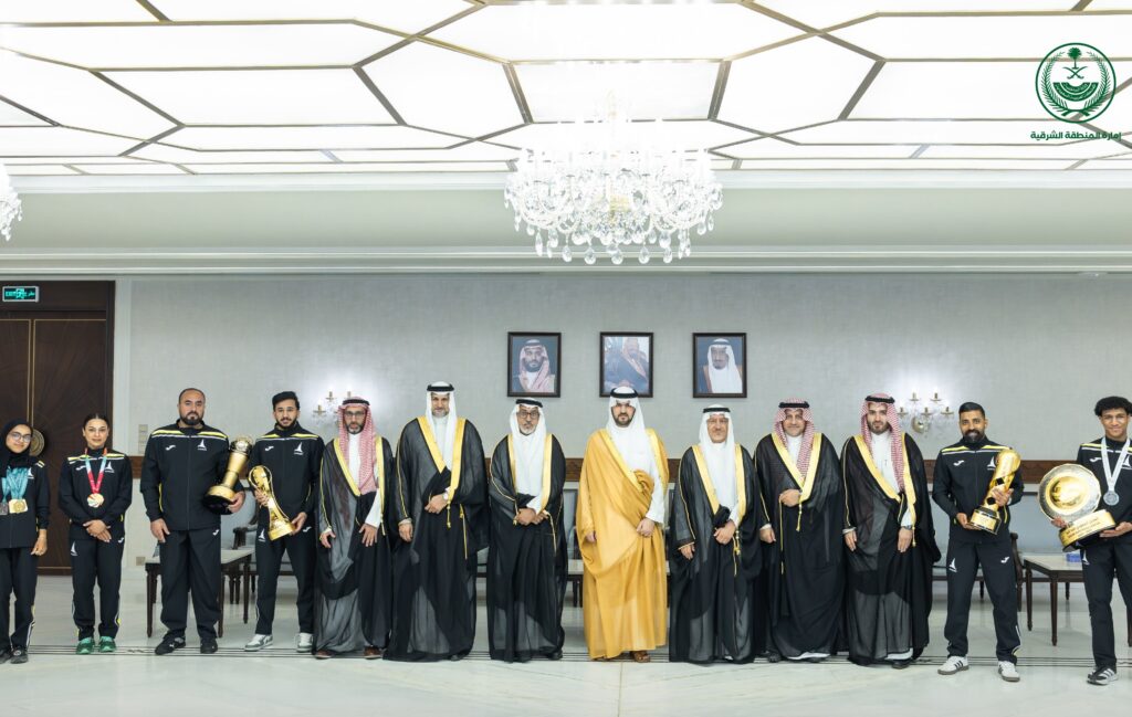 نائب أمير الشرقية يهنئ نادي الخليج بإنجازاته الرياضية المميزة