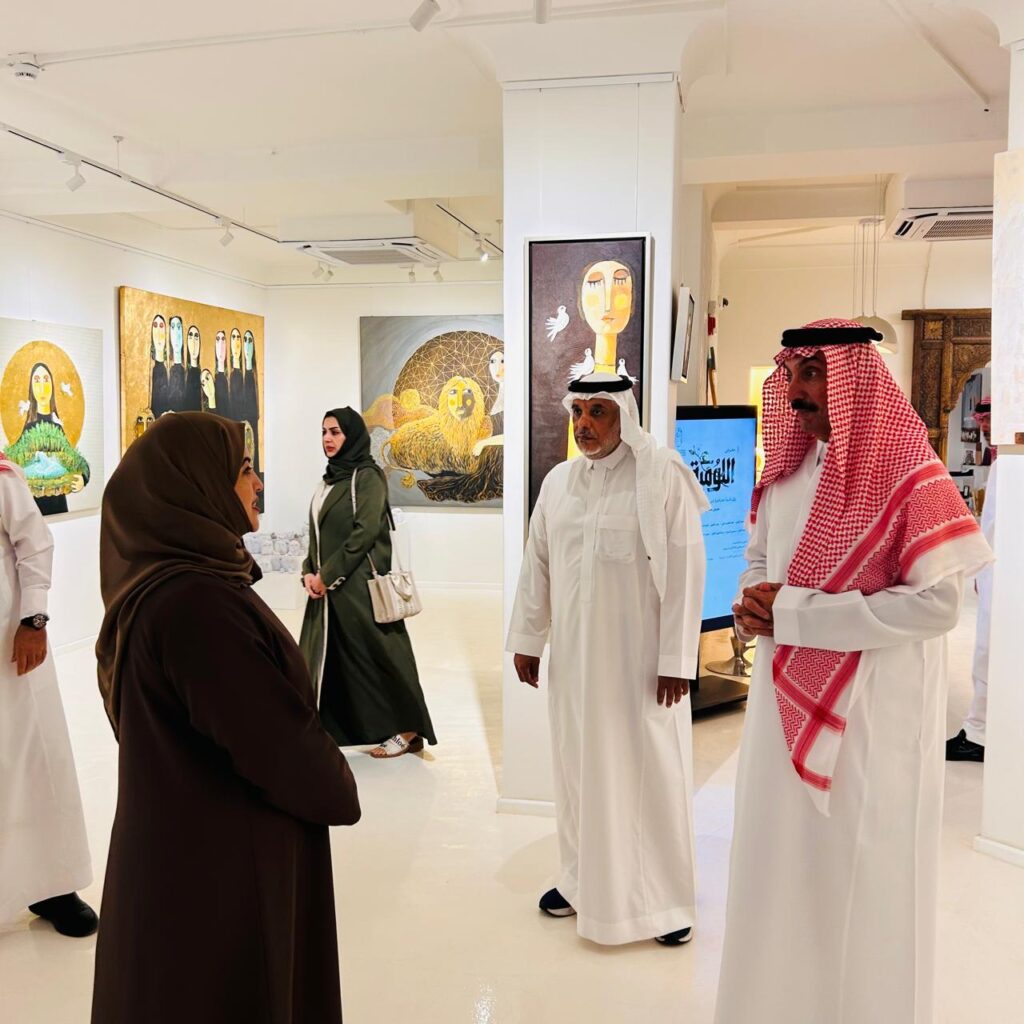 سمو الأمير عبدالعزيز بن جلوي يزور مساحة تغريد للفنون بالأحساء