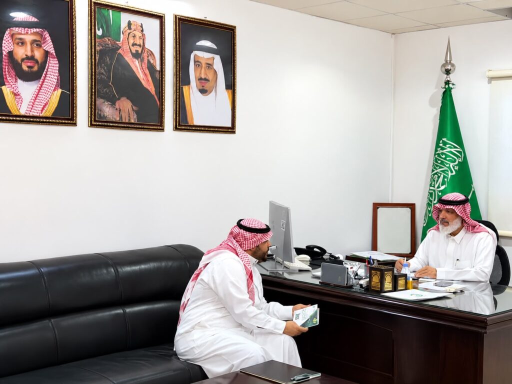 الكلابية الخيرية تستقبل مشرف التدريب التعاوني بتقنية الأحساء